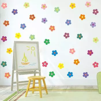 Детская комната стены цветы украшения обои самоклеящаяся наклейка