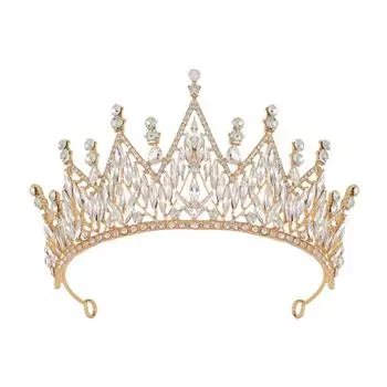 Детская корона на день рождения аксессуары для волос праздничная вечеринка свадьба невеста бриллиантовый кристалл ободок