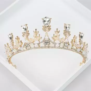 Детская корона-тиара принцесса день рождения корона повязка на голову маленькая девочка выступление фотография тиара высококачественные аксессуары для волос для девочек