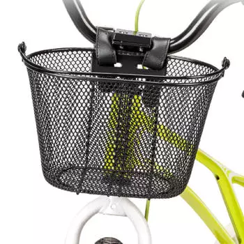 Детская корзина для велосипеда Детский велосипед Велосипедный руль для девочек чёрный
