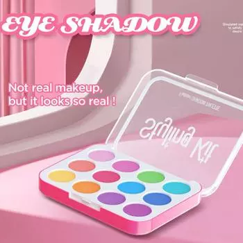 Детская косметика, игровая шкатулка, косметика для принцессы, безопасная помада для девочек, нетоксичный набор теней, игрушка Y2T2 pink-1set