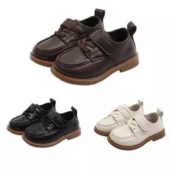 Детская кожаная обувь Обувь для малышей с мягкой подошвой 21