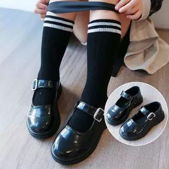 Детская кожаная обувь. Обувь для выступлений для девочек. 24