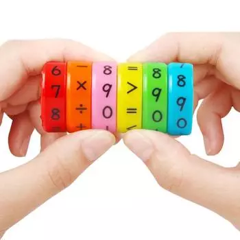 Детская креативная магнитная математическая игрушка Тессеракт, арифметический интеллект, игрушки для раннего образования, игрушка «Добавить, вычесть, умножить, разделить»