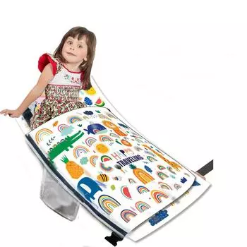 Детская кровать для самолета Дышащий детский удлинитель сиденья для самолета Портативная подставка для ног для самолетов Необходимые вещи для путешествий Гамак для ног для самолета