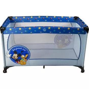 Детская кроватка Mickey Mouse Travel CZ10607 120 x 65 x 76 см, синяя