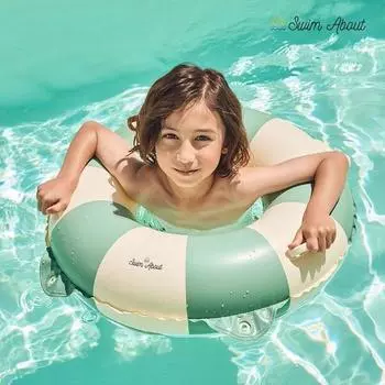 Детская круглая трубка Swimabout Classic, глубокий мятный цвет (..., 1 шт., корейские водные развлечения