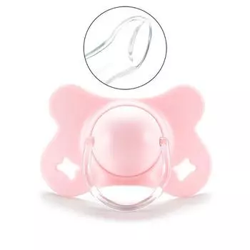 Детская крышка в форме бабочки, круглая плоская соска, силиконовая соска для сна, соска для новорожденных мальчиков и девочек, укус, жевание 1