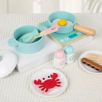 Детская кухонная игрушка, кухонный набор для приготовления пищи, набор для имитации еды, ролевые игры для малышей
