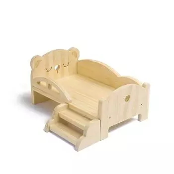 Детская кукла, миниатюрная кровать с лестницей, модная кукла для 20 см, 1/6, аксессуар для куклы, игровой набор мебели для дома, украшение кукольного домика