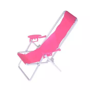 Детская кукольная мебель для дома, складной шезлонг, игрушка для кукол Барби, пляжный стул, игрушка