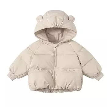 Детская куртка на хлопковой подкладке. Зимняя куртка. Теплая куртка на хлопковой подкладке для мальчиков и девочек. 90cm