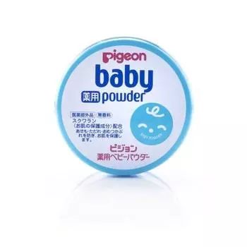 Детская лечебная присыпка Pigeon, синяя банка 150 г ()