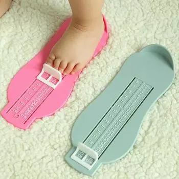 Детская линейка для ног, детский измеритель длины стопы, устройство для измерения детской обуви, калькулятор для малышей, JM08