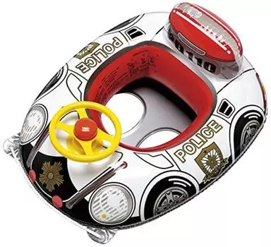 Детская лодка с ручкой (Суперполицейский)