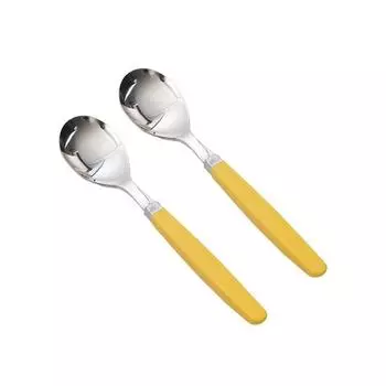Детская ложка Pick Me Color Basic, только горчица, 2 шт.