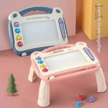 Детская магнитная доска для рисования и письма: Стол для рисования своими руками и игрушка-граффити для раннего образования