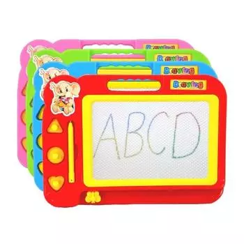 Детская магнитная доска для рисования WordPad Baby Color Board Art Обучающие игрушки для рисования Инструмент для рисования Подарок для детей Игрушка Случайный цвет One Size