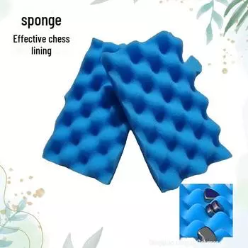 Детская магнитная шахматная игра с синей губкой для двух игроков S1660; MZ1637; 17