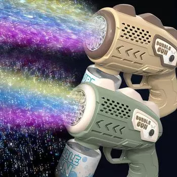 Детская машина для пузырей, ручной электрический, полностью автоматический пистолет для пузырей для детских игрушек без аккумулятора и пузырьковой воды