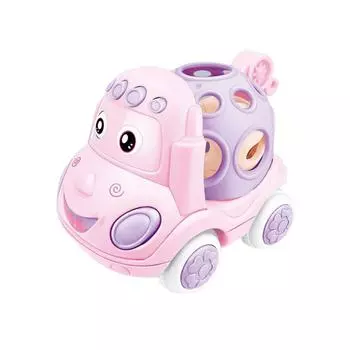 Детская машинка со звуком, движущимся и заводящимся вручную звонком — отличный развивающий продукт, который понравится как мальчикам, так и девочкам! One Size