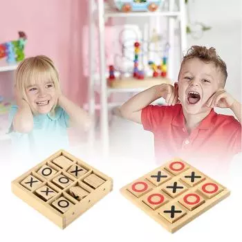 Детская милая игрушка-крестики-нолики, забавная интерактивная настольная игра для семейного отдыха