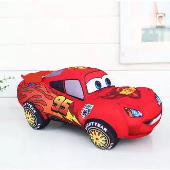 Детская милая кукла-машинка McQueen Racing плюшевая игрушка подарок на день рождения 17 cm