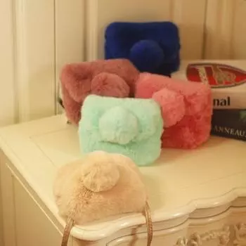 Детская Милая Сумка Для Монет через Плечо Для Девочек Мини Сумка-Меселер Маленькая Сумка Для Монет Детская Ручная Сумка 5 Цветов розовый