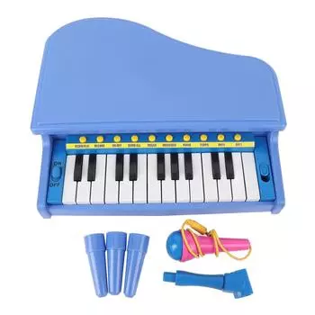 Детская мини-клавиатура пианино 23 клавиши ABS многофункциональное пианино для малышей музыкальная клавиатура