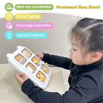 Детская многофункциональная доска для развития мелкой моторики, путешествия, детская сенсорная деятельность, развивающая доска, игрушка для малышей, подарок для мальчиков и девочек зелёный