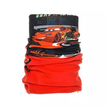 Детская многофункциональная трубочка из микрофибры The Cars 58000 с флисовой подкладкой TU красный