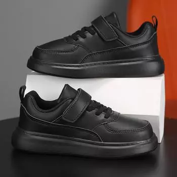 Детская мода, дышащая обувь Casaul с низким берцем для скейтбординга, студентов, детей, спортивная обувь для бега на мягкой подошве, удобные кроссовки для мальчиков и девочек 28 белый