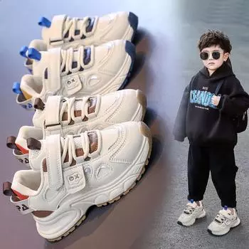 Детская мода дышащая повседневная обувь для детей, бег, спорт, студенты, девушки, трендовые удобные кроссовки для спортзала 26 хаки