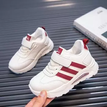 Детская мода, дышащая спортивная обувь с низким верхом, удобные кроссовки для бега для мальчиков и девочек 26 хаки