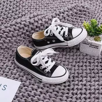 Детская мода дышащие повседневные низкие парусиновые кроссовки для скейтбординга для студентов и детей, спортивная обувь для бега, удобные кроссовки для мальчиков и девочек 26 белый