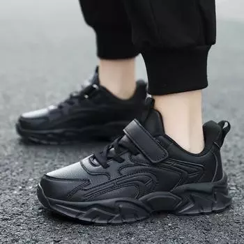 Детская мода Four Seasons Дышащая повседневная обувь для детей Бег Спорт Студенты Девочки Трендовые удобные кроссовки для спортзала 28