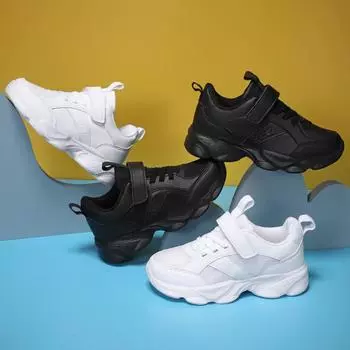 Детская мода Four Seasons Дышащая повседневная обувь для детей Бег Спорт Студенты Девочки Трендовые удобные кроссовки для спортзала 28