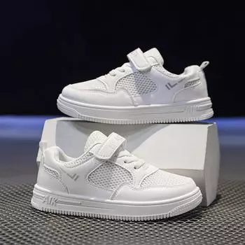 Детская мода, низкие дышащие туфли для скейтбординга, детские студенческие трендовые спортивные кроссовки для бега для мальчиков и девочек, удобные кроссовки 27