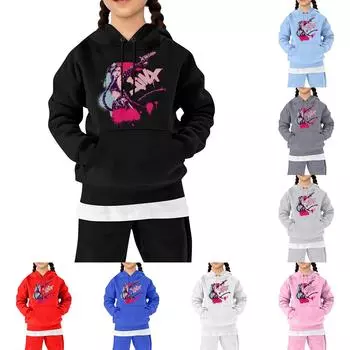 Детская мода повседневные универсальные повседневные толстовки с капюшоном повседневные толстовки с длинным рукавом 160