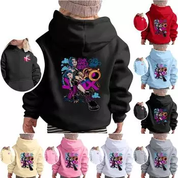 Детская мода повседневные универсальные повседневные толстовки с капюшоном повседневные толстовки с длинным рукавом 130 чёрный