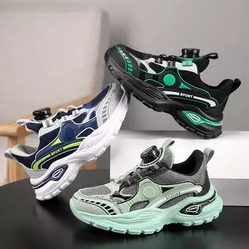 Детская модная дышащая повседневная кеды для детей, модные спортивные кроссовки для бега для мальчиков и девочек, удобные кроссовки 28 синий