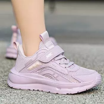 Детская модная дышащая повседневная обувь, детская спортивная обувь для бега, студенческие трендовые удобные кроссовки для мальчиков и девочек на мягкой подошве 28 бежевый