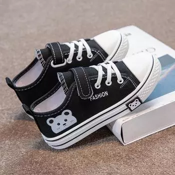 Детская модная легкая уличная обувь на липучке для спорта и отдыха, низкие парусиновые туфли, белая обувь, вулканизированная обувь 26 белый