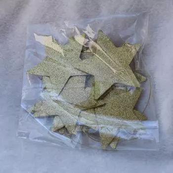 Детская москитная сетка и настенный светильник в форме звезды paper stars золотой