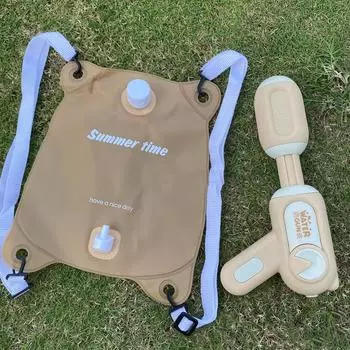 Детская мягкая упаковка, сумка для воды, водяной пистолет, рюкзак, летние длинные детские боевые игрушки, Pull Sho R7P1 green-one-size