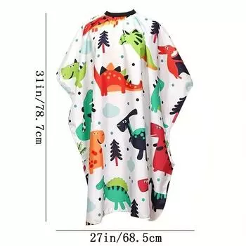 Детская мультяшная накидка для парикмахера для стрижки волос профессиональная парикмахерская накидка для парикмахера водонепроницаемый халат для стрижки уход за волосами принадлежности для укладки