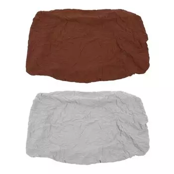 Детская муслиновая простыня для кроватки, мягкая, дышащая, не мнется, приятная для кожи простыня для матраса для малышей Brown