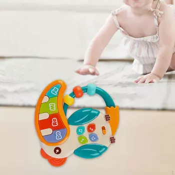 Детская музыкальная пианино-клавиатура - интерактивная игрушка для малышей Crab