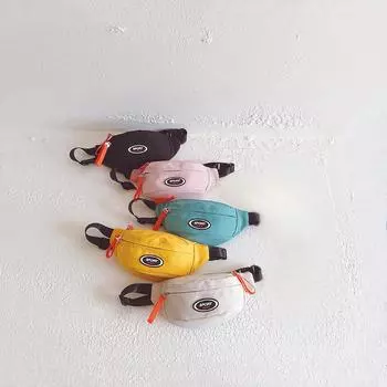 Детская нагрудная сумка Красивая сумка через плечо для мальчиков Простые детские дорожные сумки чёрный