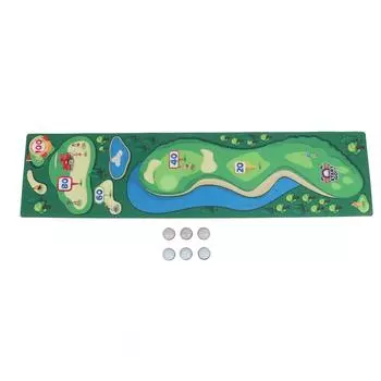 Детская настольная игра в гольф, обучающая портативная игра, коврик для гольфа, игрушка для вечеринок в помещении, семейный сбор